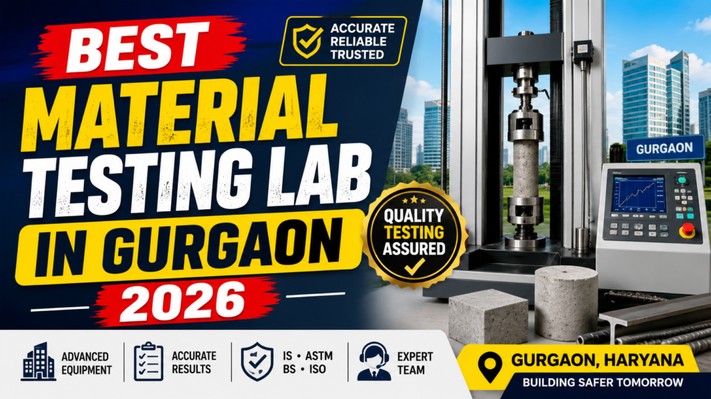 Best Material Testing Lab in Gurgaon: Reliable Quality Assurance for Industries in 2026