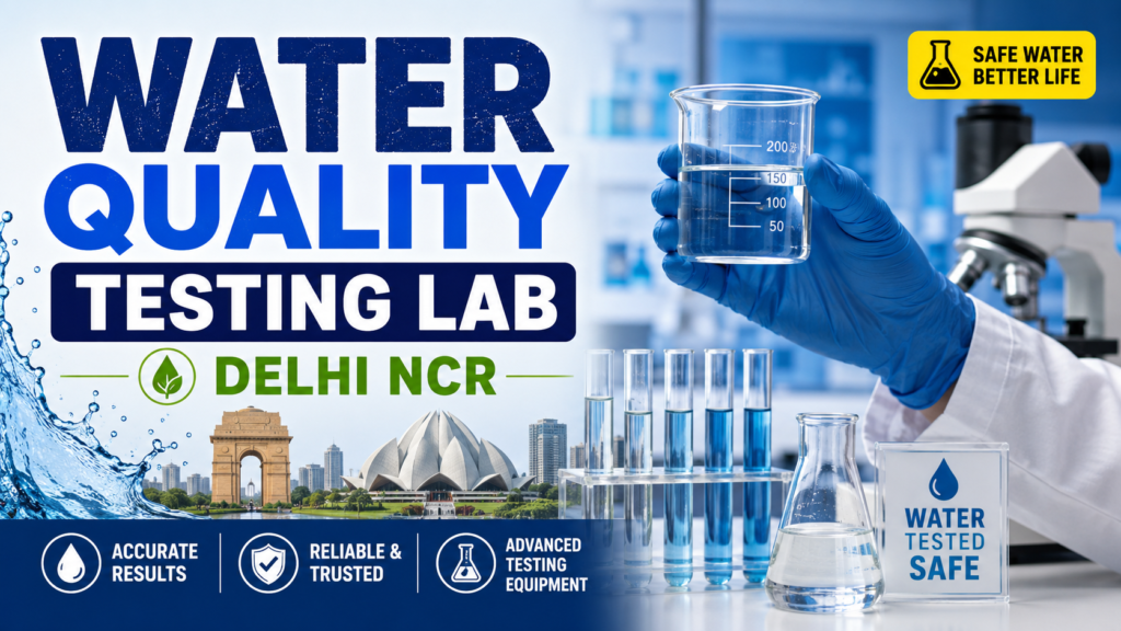 Best Water Quality Testing Lab in Delhi NCR: Your Guide to Safe, Reliable Results in 2026