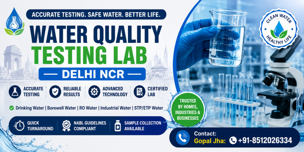 Water quality testing lab in delhi price